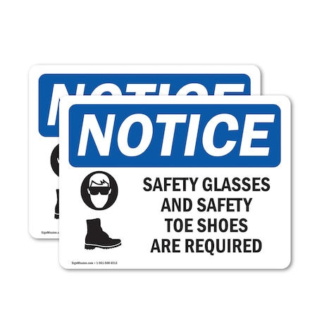 Signmission 18 in Height, 24 in Width, Vinyl Decal, Rectangle OS-2PACK-NS-D-1824-L-18163